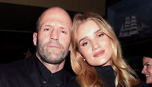Jasonas Stathamas ir Rosie Huntington-Whiteley