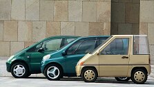 Mercedes-Benz NAFA taip niekada ir nebuvo gaminamas, tačiau jo kūrimo metu i&scaron;moktos pamokos buvo panaudotos kuriant A-Class ir Smart FortTwo modelius. (Daimler nuotrauka).