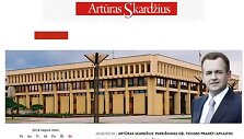 Taip turėtų atrodyti Seimo nario Artūro Skardžiaus svetainė