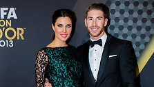 Sergio Ramosas ir Pilar Rubio