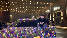 &bdquo;Kalėdinis&ldquo; lempučių BMW dažniausiai važinėja Klaipėdoje, bet sutikti jį galima ir kitur