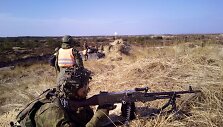 Lietuvos kariai treniravosi atlikti gynybos veiksmus NATO greito reagavimo pratybose