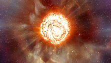 Taip Betelgeizę įsivaizduoja L. Cal&ccedil;ada, pie&scaron;inį sukūręs pagal EKO teleskopų stebėjimo duomenis