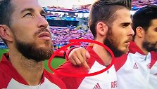 Sergio Ramosas ir Gerardas Pique