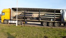 DAF priekaboje vežti vogti automobiliai