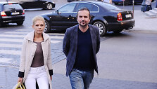 Oskaras Kor&scaron;unovas ir Monika DIrsytė