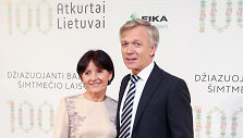 Arvydas Avulis su žmona Rita
