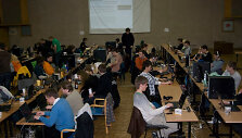 Viena i&scaron; festivalio &bdquo;InfoShow&ldquo; renginių &ndash; kompiuterinių žaidimų varžybos &bdquo;LAN party&ldquo;. 