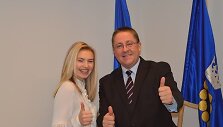 Paulina Skrabytė ir &Scaron;arūnas Vaitkus,