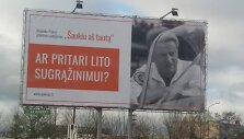 &bdquo;&Scaron;aukiu a&scaron; tautą&ldquo; stendas