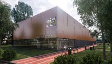 &Scaron;iaulių sporto gimnazijos universalios sporto salės vizualizacija 