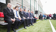 Stadiono &scaron;alia Fabijoni&scaron;kių mokyklos atidarymas