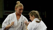 Kioku&scaron;in karatė atstovė Nora Vaznelytė