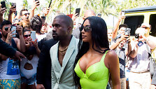 Kim Kardashian ir Kanye Westas