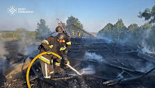 Rusijos smūgių Ukrainoje padariniai / STATE EMERGENCY SERVICE OF UKRAI / via REUTERS