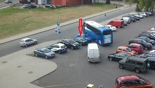 Numestas &bdquo;VW Golf&ldquo; ant pravažiavimo