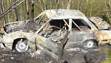 &bdquo;Nemuno žiede&ldquo; sudegė BMW
