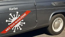 &bdquo;Boružėlė&ldquo; ZAZ 965 vardu Karlas  &ndash; agitacinis ginklas su korona virusu