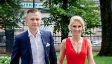 Kristina Ivanova su draugu Andriumi