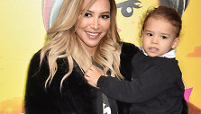 Aktorė Naya Rivera su sūnumi