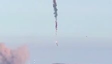 Krentanti Rusijos raketa