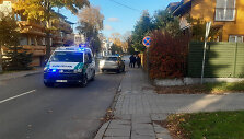 Įvykio vietoje Palangoje
