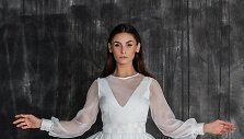 Agnės Deveikytės kurta vestuvinė suknelė