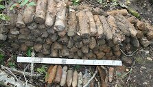 Panevėžio rajone i&scaron;minuotojų sunaikinti sprogmenys
