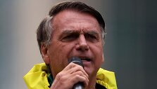 Buvęs Brazilijos prezidentas Jairas Bolsonaro / MIGUEL SCHINCARIOL / AFP