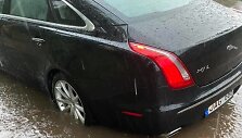 Baloje užklimpęs Žilvimo Žvagulio &bdquo;Jaguar&ldquo; automobilis