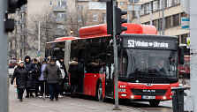 Vilniuje &ndash; vie&scaron;ojo transporto vairuotojų streikas