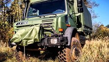 Lietuvos kariuomenės sunkvežimis UNIMOG 500 