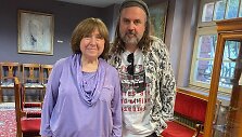 Svetlana Aleksijevič ir Oskaras Kor&scaron;unovas