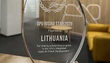 Lietuvos pa&scaron;to transformaciją įvertino pasaulinė pa&scaron;to bendruomenė: skirtas UPU &bdquo;Rising Star&ldquo; apdovanojimas