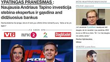 Sukčiai naudojasi Andriaus Tapino pavarde
