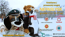 Prevencinės akcijos &bdquo;Nepaslysk&ldquo; iliustracija