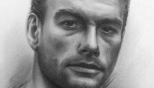 Ryčio Songailos pie&scaron;tas Jeano Claude'o Van Damme'o portretas