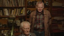 Kadras i&scaron; filmo &bdquo;Megėjai&ldquo;, Adolfas Morėnas ir Vitolis Laumakys