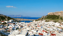 Lindos miestelis. &bdquo;West Exrpress&ldquo; ir &bdquo;Novaturo&ldquo; nuotr.
