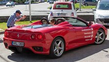 &bdquo;Ferrari 360 Spider&ldquo; prie&scaron; kelionę per Europą