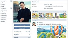 Pavelo Durovo anketa Rusijos socialiniame tinkle VKontakte
