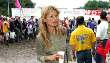 Kate Moss Glastonberio festivalyje