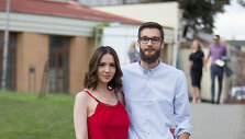 Vaidotas &Scaron;iožinis su drauge