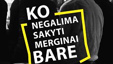 Knyga &bdquo;Ko negalima sakyti merginai bare&ldquo;