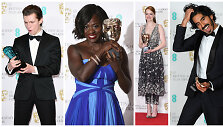 Tomas Hollandas, Viola Davis, Emma Stone ir Devas Patelis
