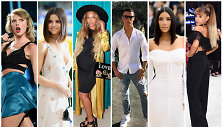 Taylor Swift, Selena Gomez, Beyonce, Cristiano Ronaldo, Kim Kardashian ir Ariana Grande