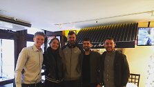 Mindaugas Kuzminskas, Au&scaron;rinė Sabonytė, Donatas Motiejūnas, Marius Rutkauskas ir Deirūnas Visockas