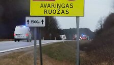 Eismo įvykis kelyje Kretinga&ndash;Palanga