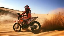 Motociklininkas Arūnas Gelažninkas Merzouga ralyje