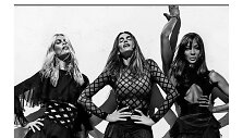 Claudia Schiffer, Cindy Crawford ir Naomi Campbell &bdquo;Balmain&ldquo; reklamoje